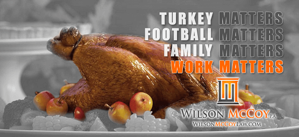 Happy Thanksgiving from Wilson McCoy
