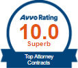 Avvo Rating 10.0 Superb Top Attorney Contracts